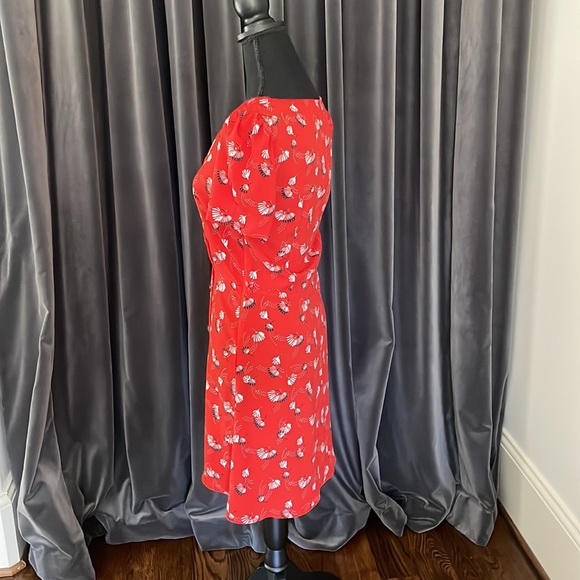 Orange and Black River Island Summer Dress - Picture 2 of 4